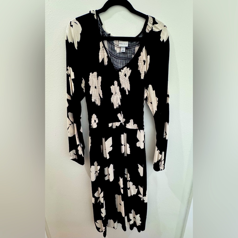 Long Sleeve floral print with pockets
